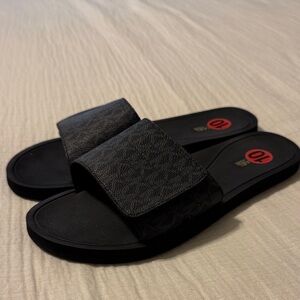 Michael Kors Black Slide Sandals